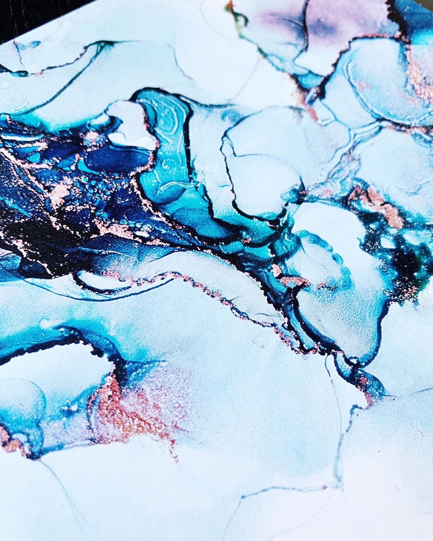 2 Corinthians 4:6 Bible verse wall art, alcohol ink painting, fluid art My Store