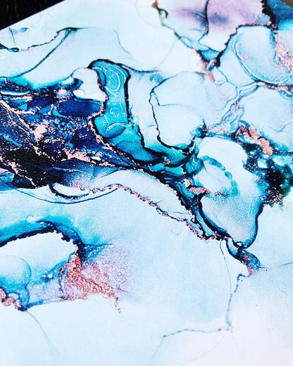 2 Corinthians 4:6 Bible verse wall art, alcohol ink painting, fluid art My Store